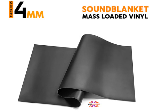 SoundBlanket 4mm membrane for HVAC duct breakout noise reduction