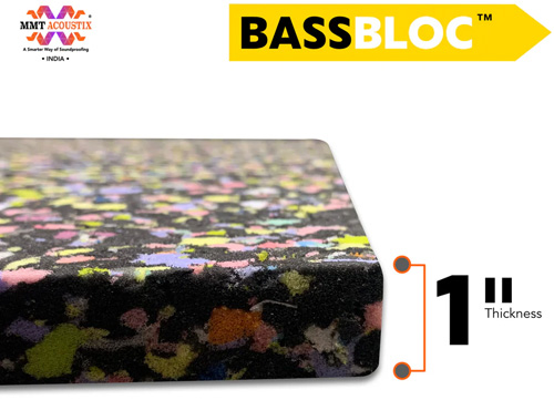 BassBloc sound absorber for HVAC low frequency vibration control