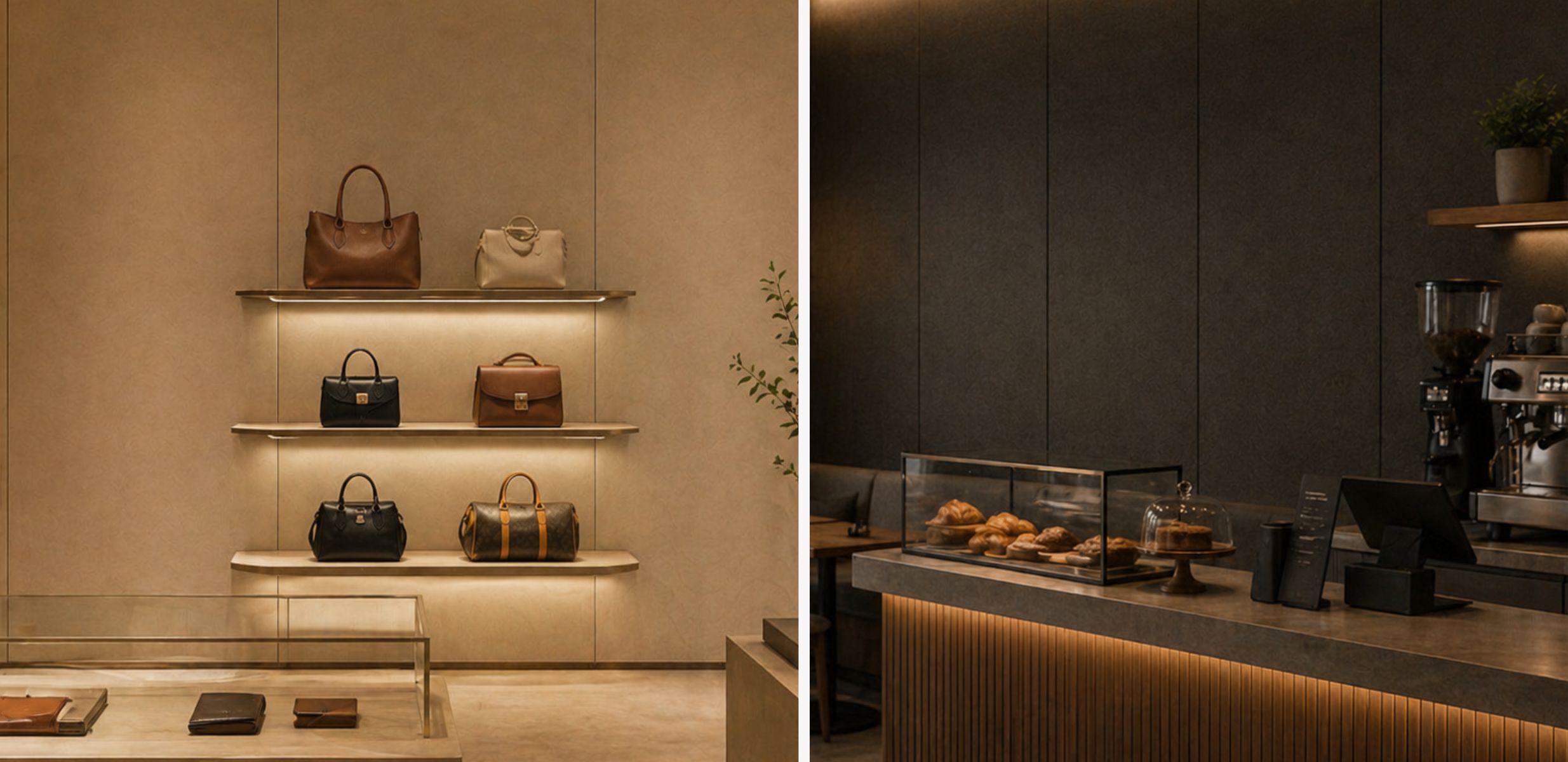 PET acoustic panels in a commercial office interior